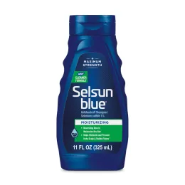 Selsun Blue Moisturizing Antidandruff Shampoo, Maximum Strength Aloe Formula - 11 fl. oz.